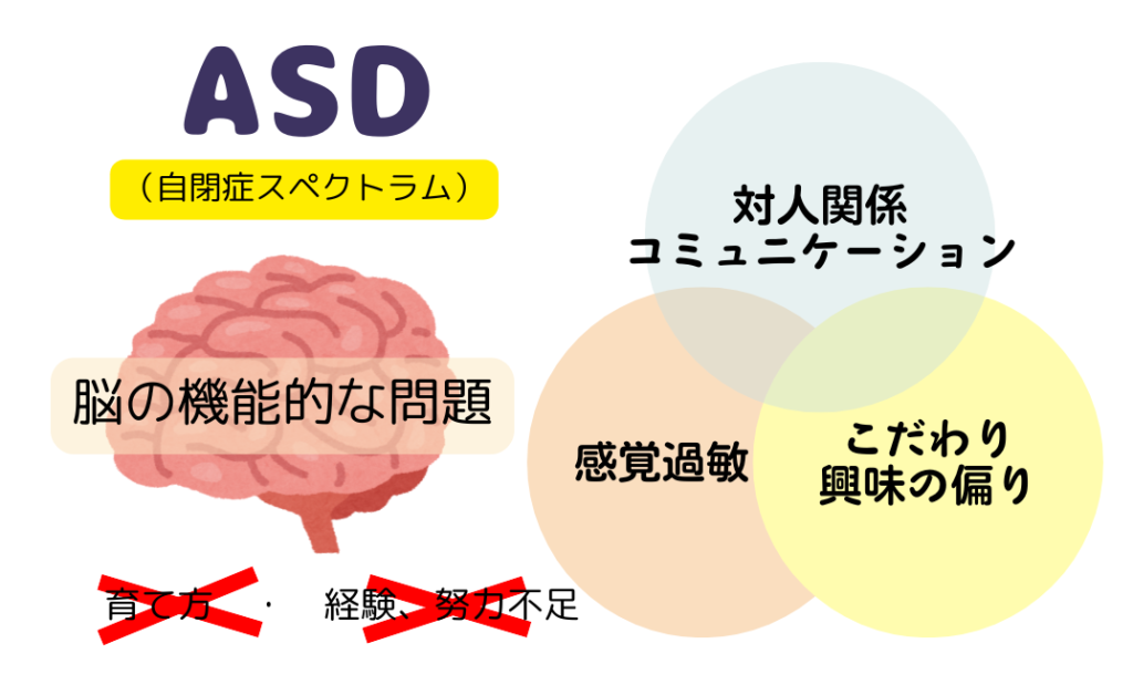 ASD（自閉スペクトラム症）とは？】〜ASDの特徴や職場での対応