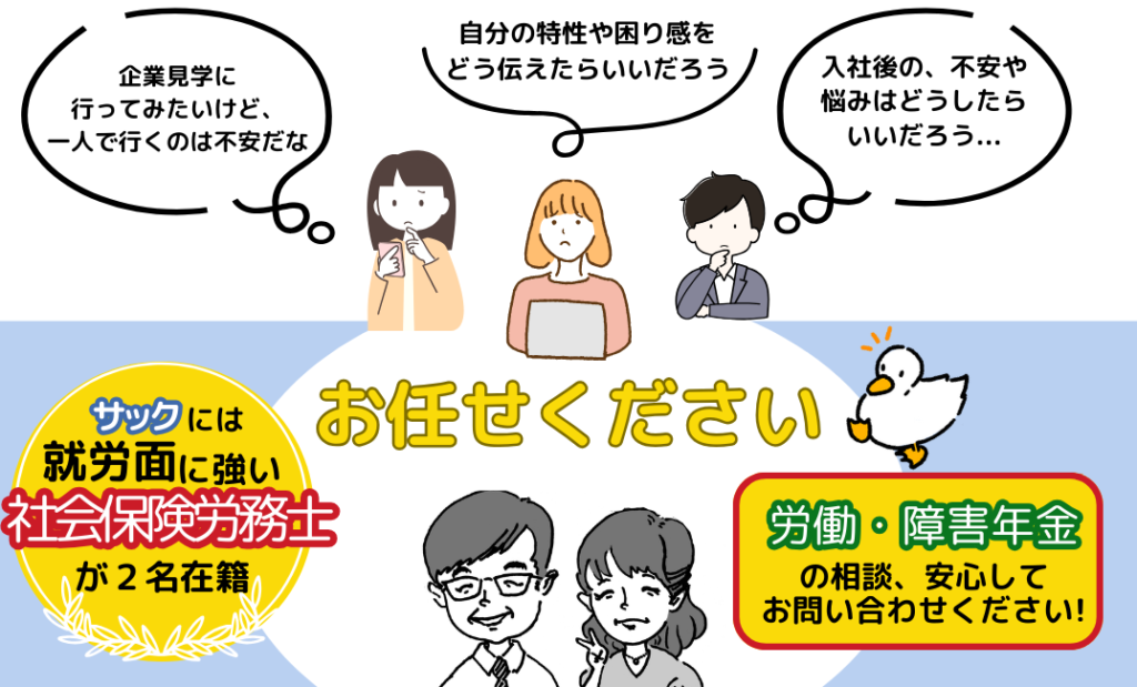 障害者実務訓練の相談窓口
